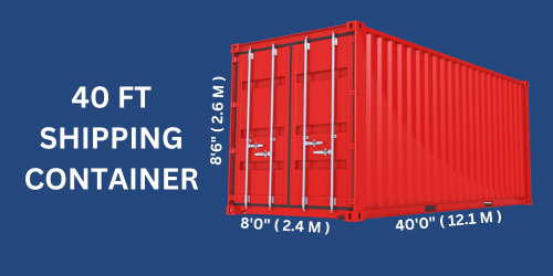 40 ft shipping container